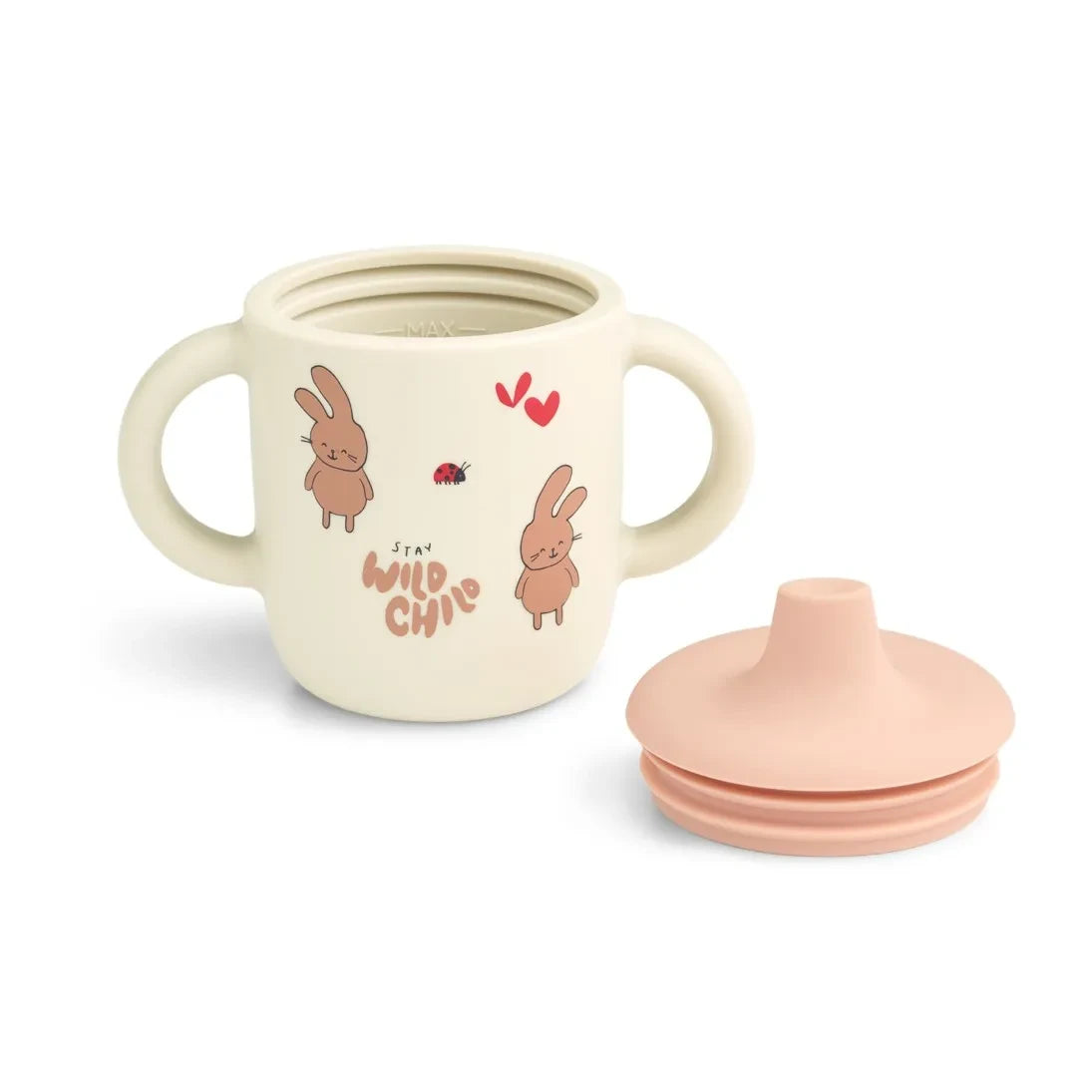 Liewood - Neil Silicone Training Cup | Wild child/Rosey