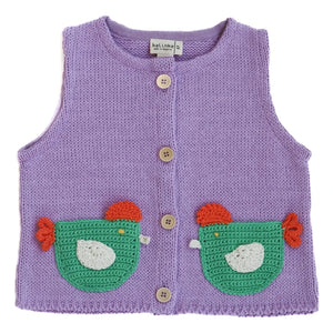 Kalinka - Arda Sleeveless Vest | Mauve