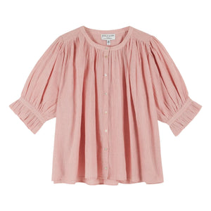 Emile et Ida - Pink Khadi Cotton Blouse