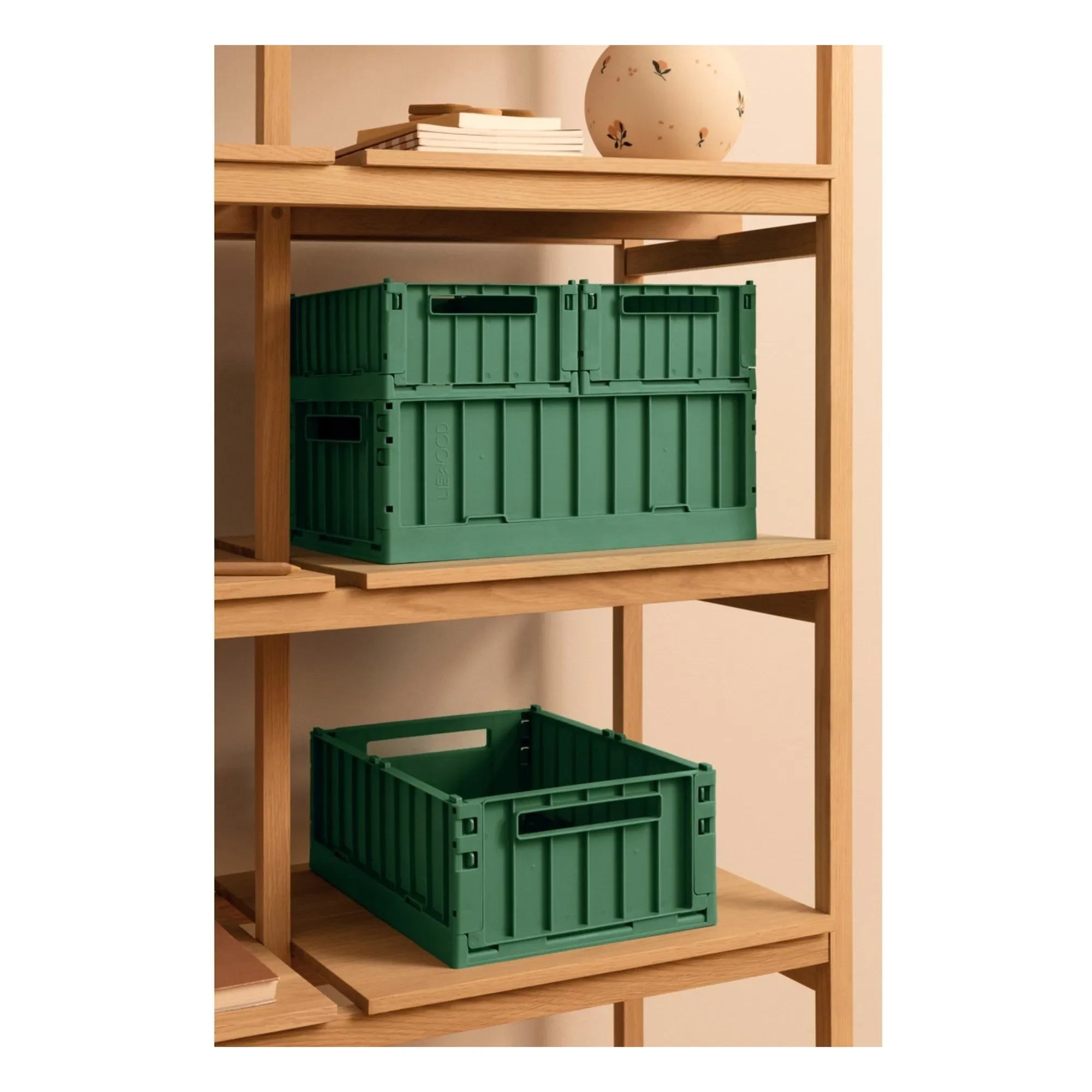 Liewood - Weston Foldable Basket - 2-piece Set | Dusty Ivy