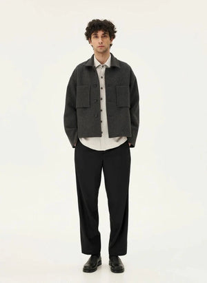 Noyoco - Holar Wool Jacket | Charcoal Gray