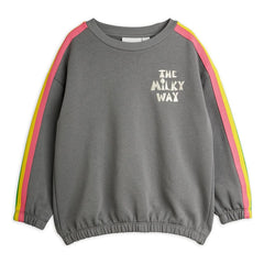 Mini Rodini - Rainbow organik pamuk sweatshirt | Gri