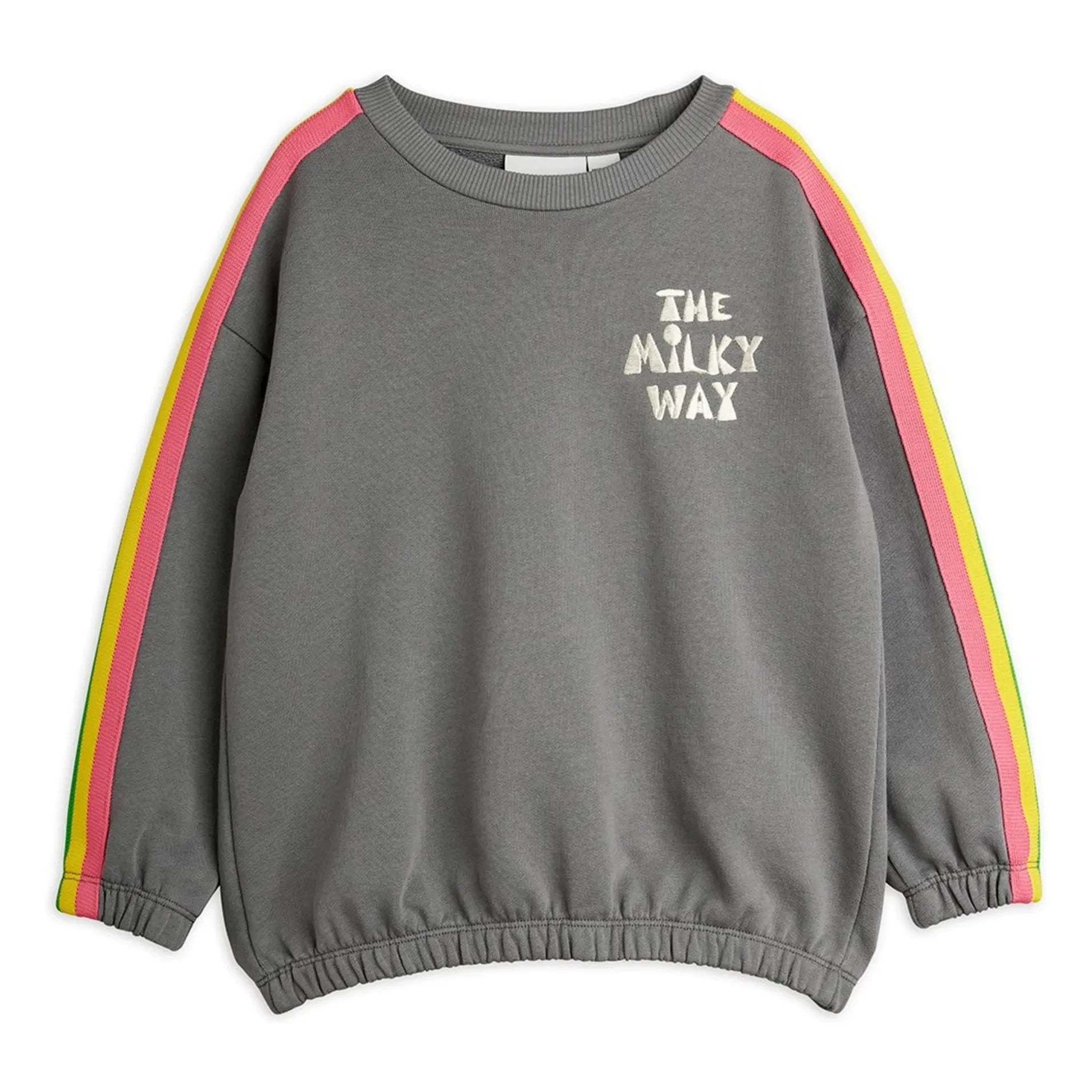 Mini Rodini - Rainbow organik pamuk sweatshirt | Gri