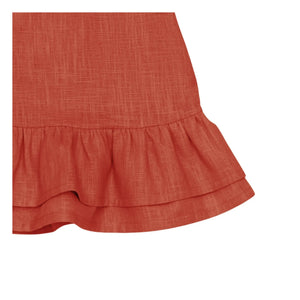Donsje - Michelle Linen Dress | Pale Red