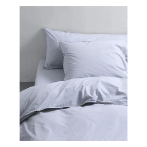 Suite 702 - Organic Cotton Striped Duvet Cover | Blue
