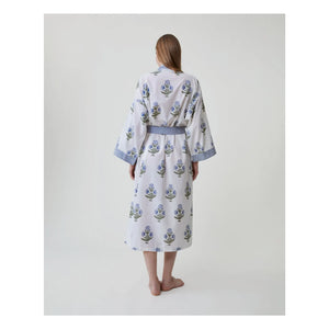 Scarlette Ateliers - Clark Poppy Patterned Kimono | White