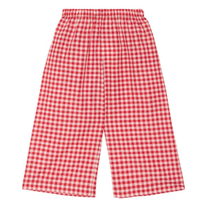 SISSEL EDELBO - Saxo Vichy Pants - Kids Collection | Red