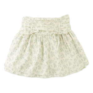 Gingersnaps - Ambessa Floral Print Top and Skirt Set | Ecru