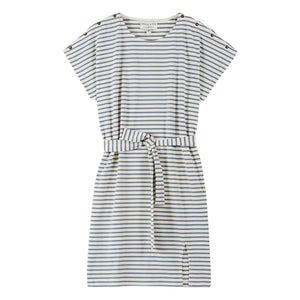 Emile et Ida - Striped Bénédicte Dress Made of Organic Cotton | Blue