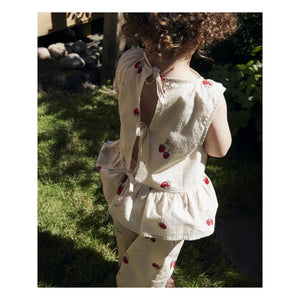 Fliink - Apple Strawberry Pants | Ecru