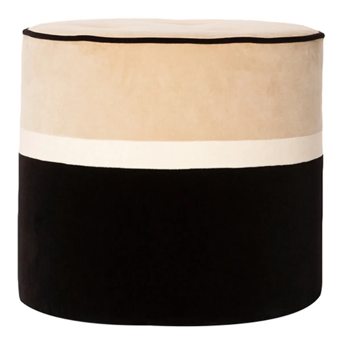 Maison Sarah Lavoine - Léo Velvet Pouf | Beige