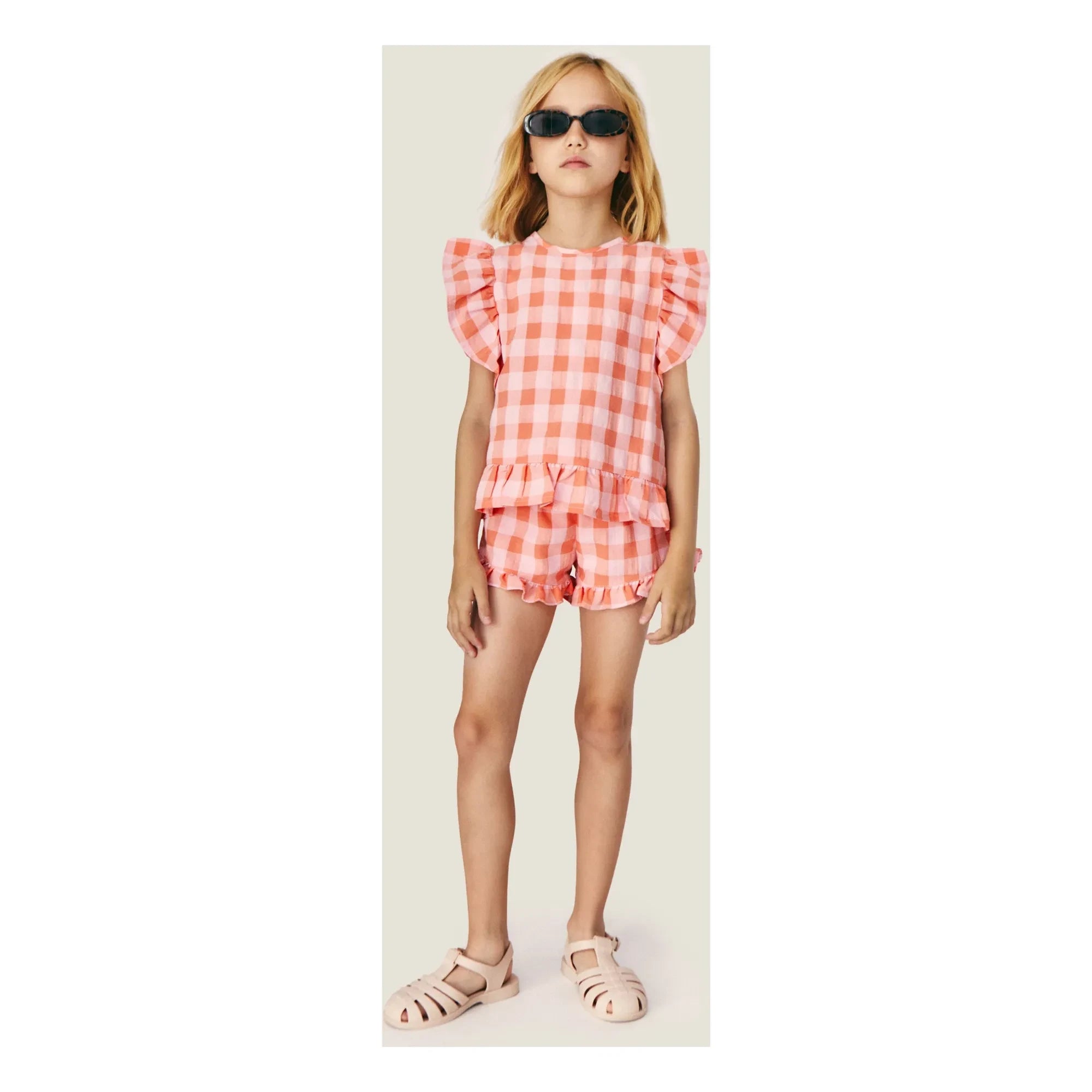 Mipounet - Short Colette Vichy | Pink
