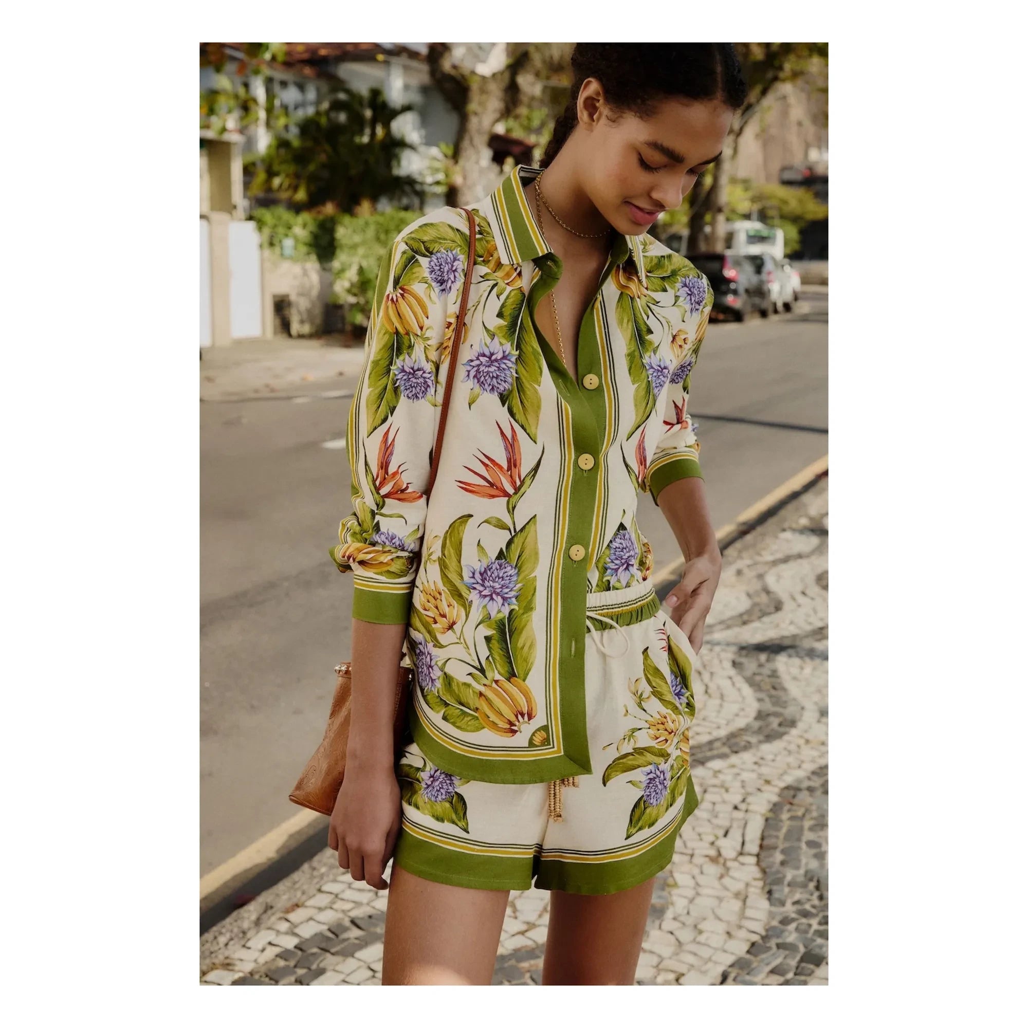 Farm Rio - Tropical Shorts | Sand