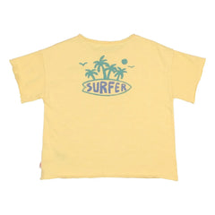 Búho - Surfer T-shirt Organic cotton | Yellow