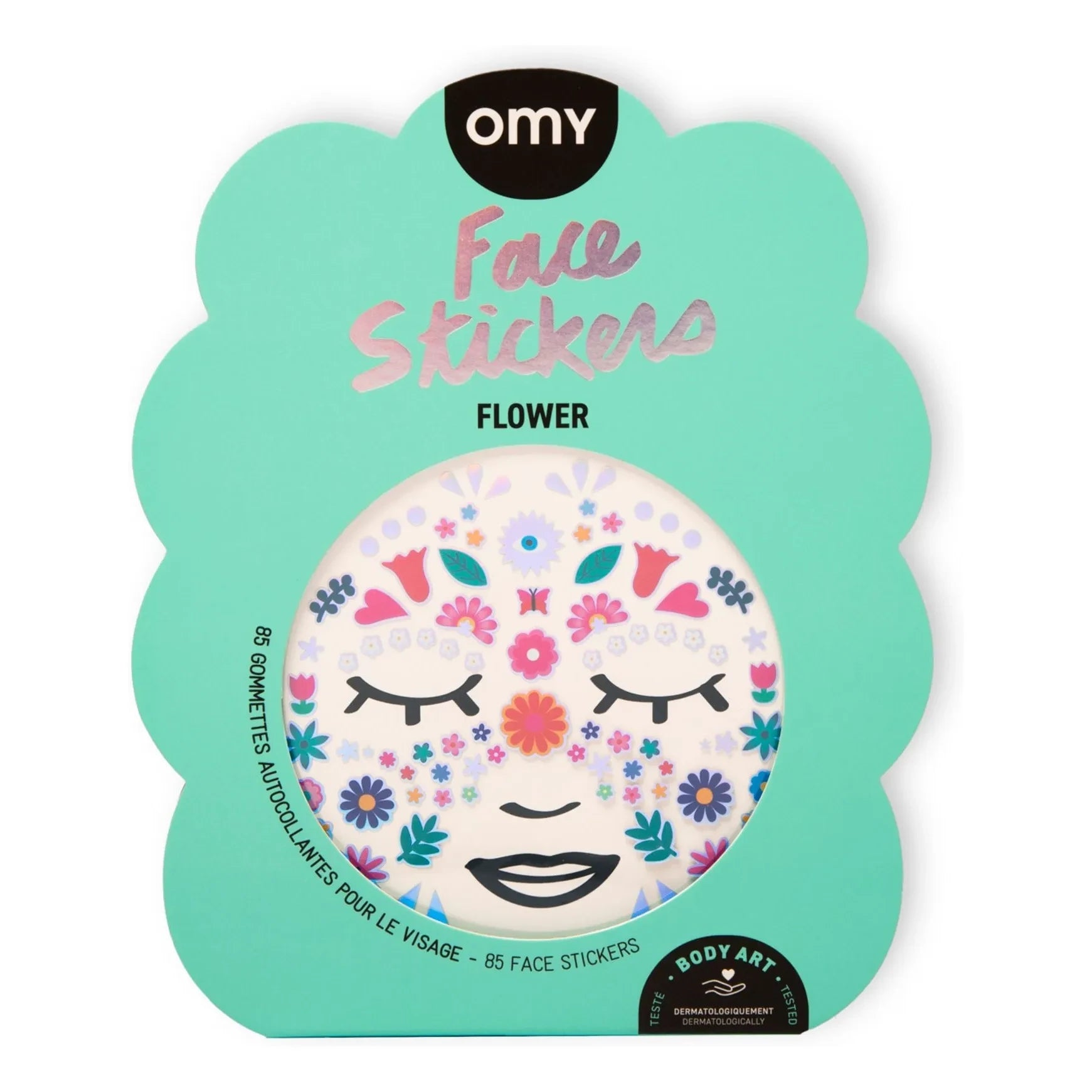 Omy - Flower Face Stickers