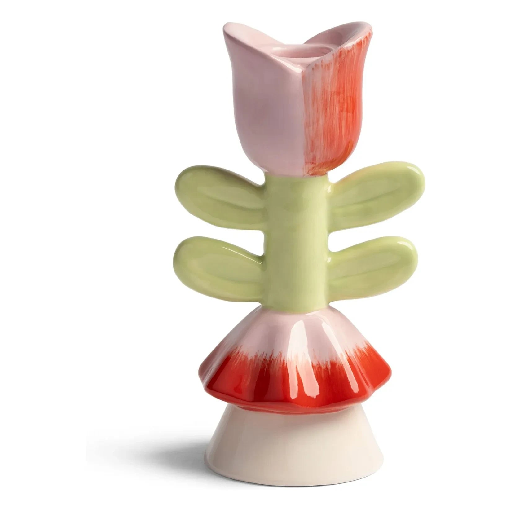 &Klevering - Blume Tulip Candle Holder | Pink