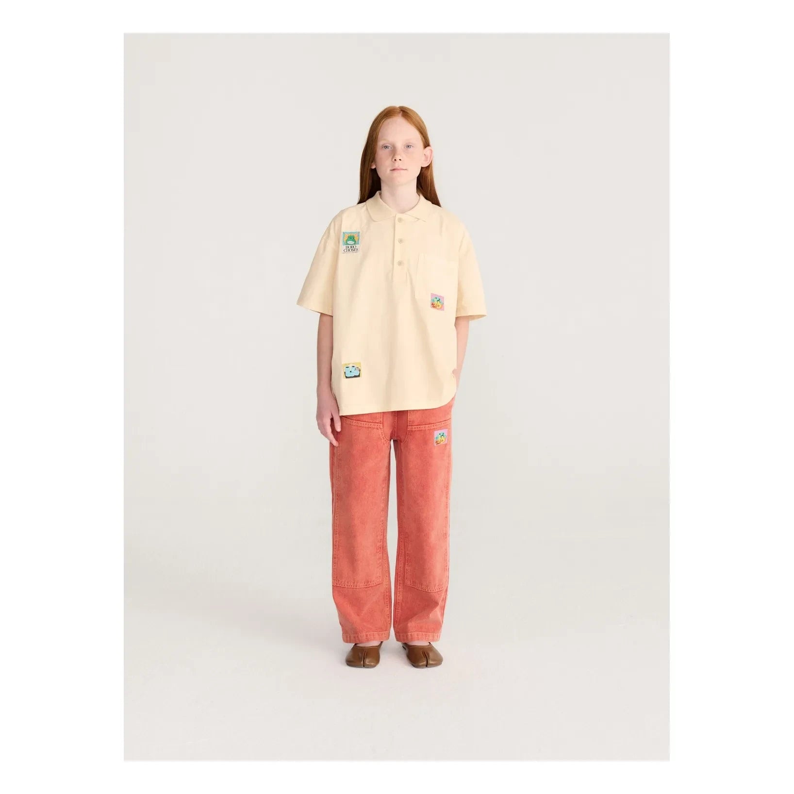 Bobo Choses - Organic cotton polo shirt | Ecru
