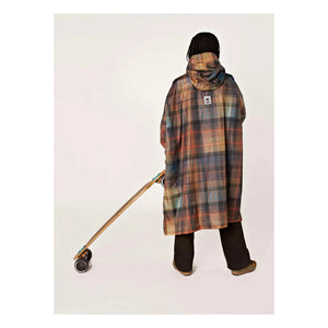 Rainkiss - Tartan Raincoat Cape - Women's Collection | Orange