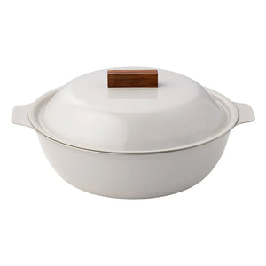 Kinto - Kakomi Enamel Casserole | Ivory