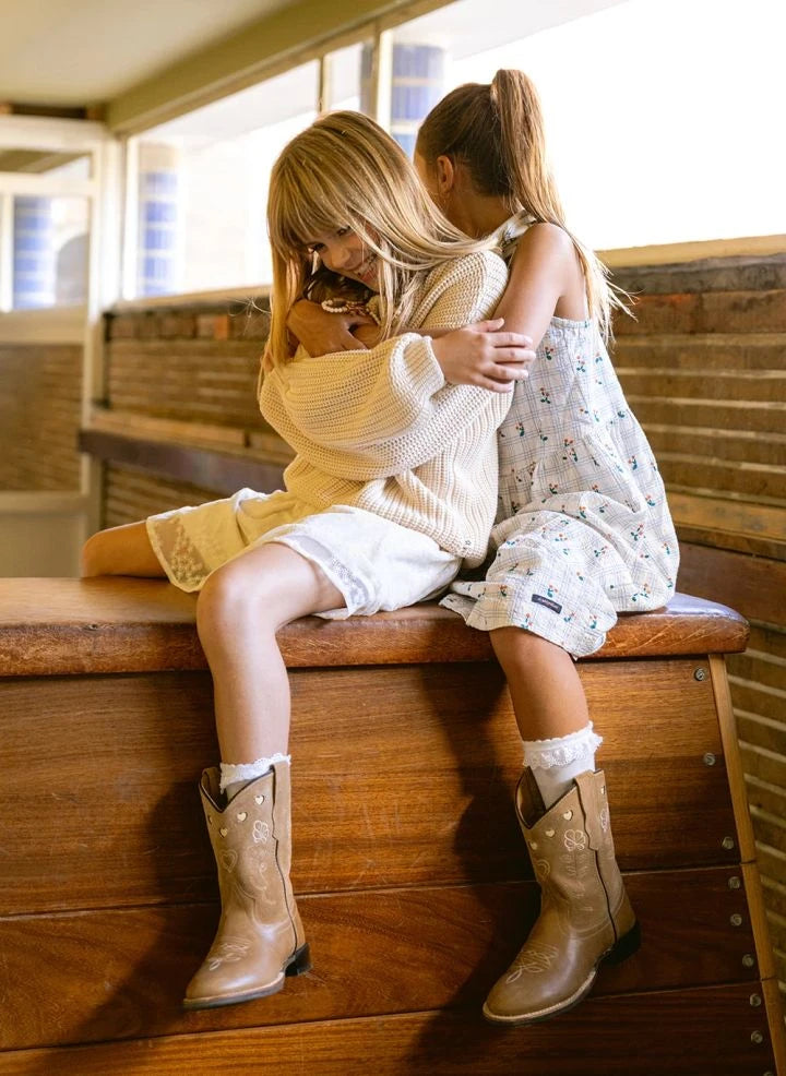 Bootstock - Lily Cowboy Boots - Bootstock x Chesterfield | Camel