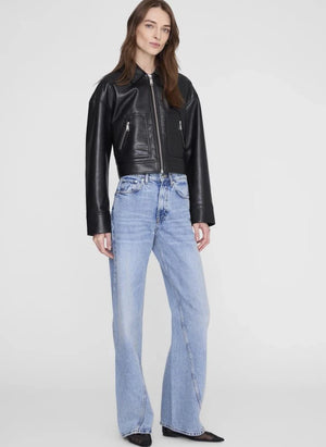 Anine Bing - Assan Leather Jacket | Black