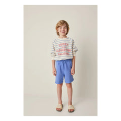 Tocoto Vintage - Short Contrast Band | Blue