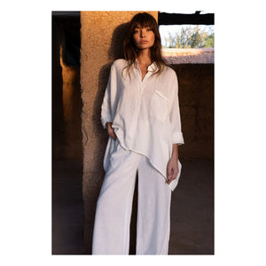 Maison Saint Julien - Mallorca Linen and Cotton Shirt | Ecru