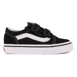 Vans - Old Skool V Velcro Sneakers | Black
