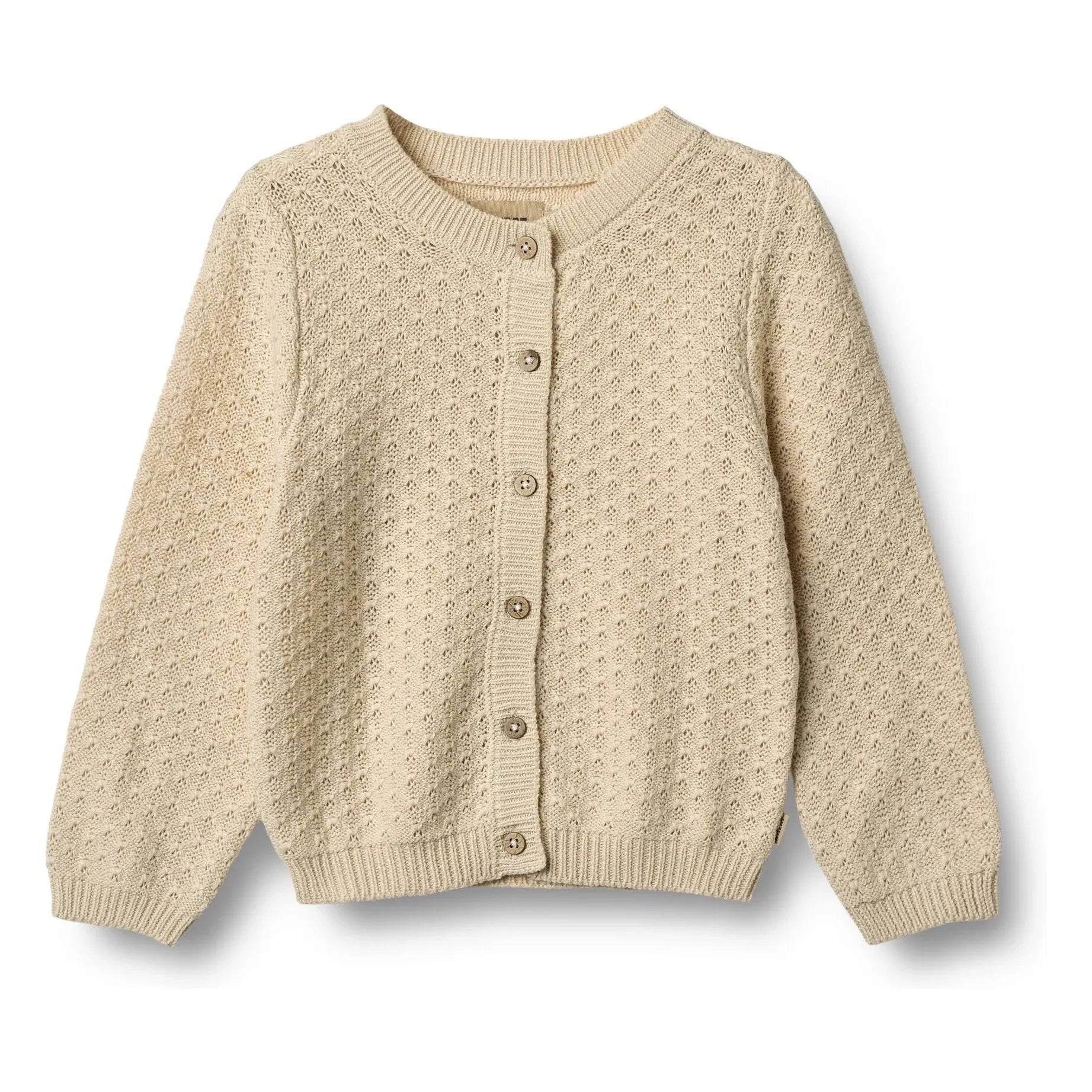 Wheat - Magnella Organic Cotton Cardigan | Beige