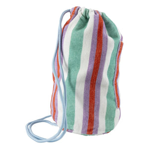 Jera Mini - Striped Towel Pocket Backpack