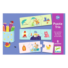 Djeco - Daily Routine Duo-Trio Puzzles