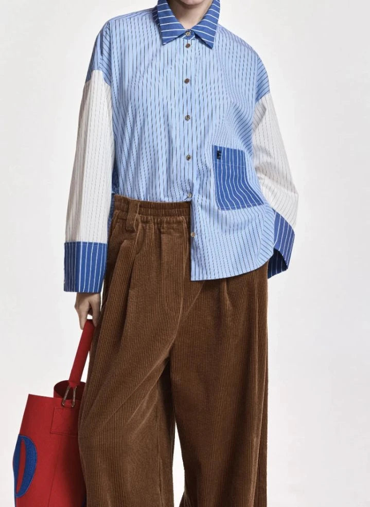 Essentiel Antwerp - Kovid Mix Shirt | Blue