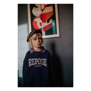Repose AMS - Cozydrop REPOSE AMS Organic Cotton Sweatshirt | Navy Blue