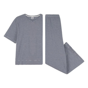 Petit Bateau - Milleraies Pajama Set - Women's Collection | Navy Blue
