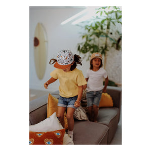 Hello Hossy - Flat Visor Hat | White