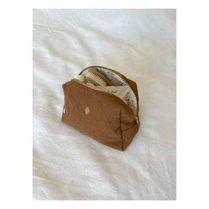 Milinane - Jade Cosmetic Bag | Camel