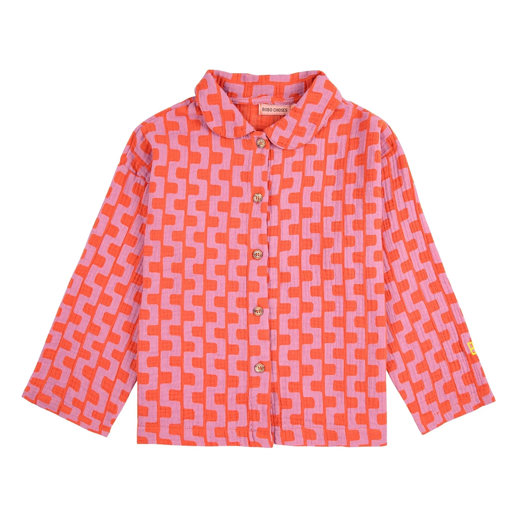 Bobo Choses - Organic Cotton Pajama Chain | Pink