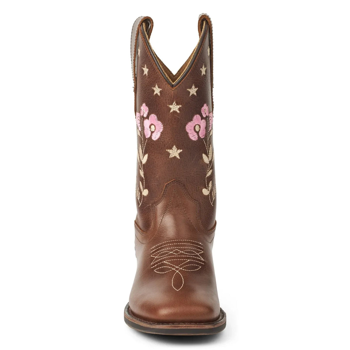 Copenhagen Colors - Floral Cowboy Boots - Copenhagen Colors X Bootstock | Dark Brown