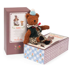 Moulin Roty - Baba Büyük Ayı peluş oyuncak kutulu | Kahverengi