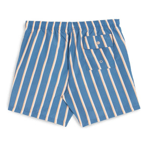Bather - Striped Swimsuit Shorts | Blue