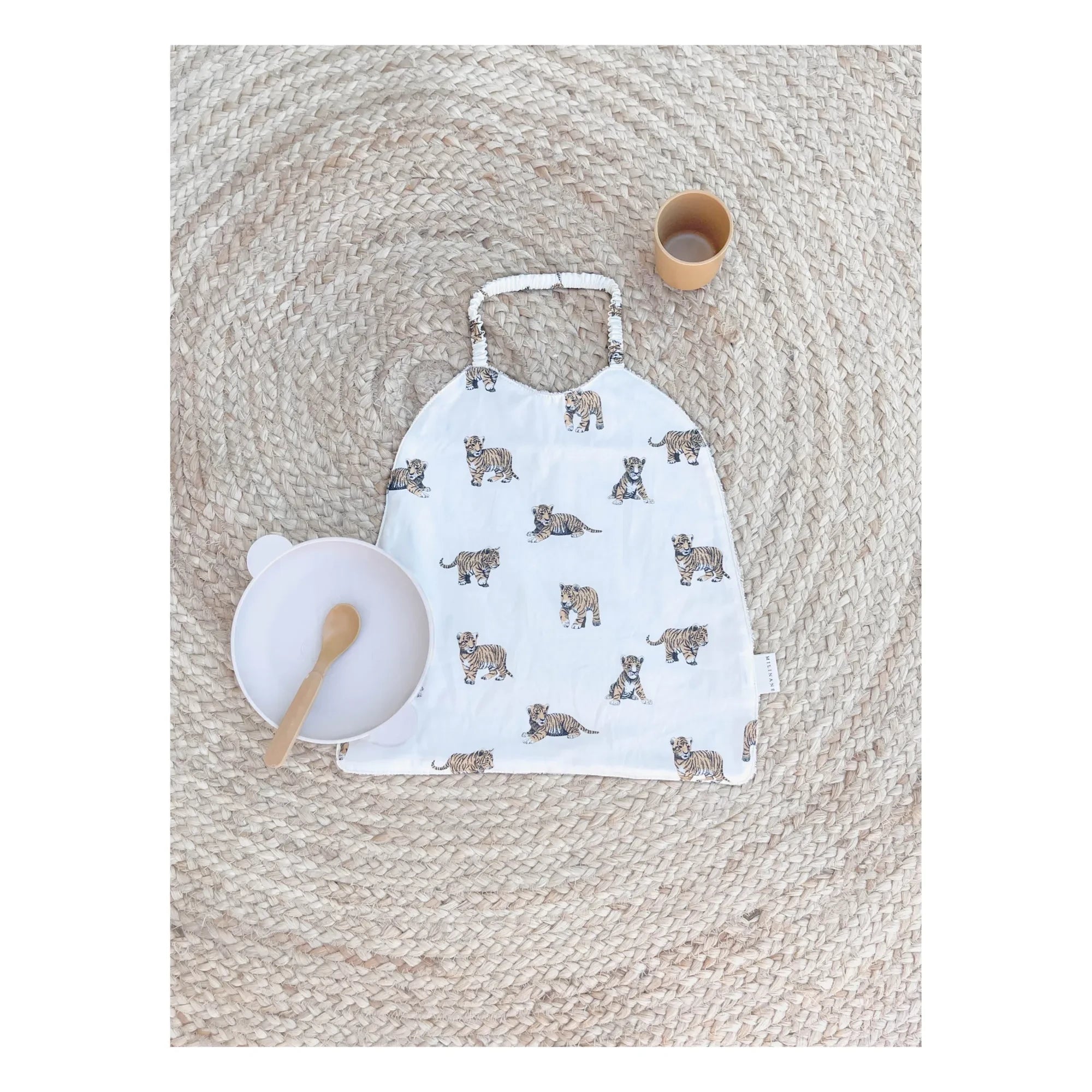 Milinane - Caesar Bib | White