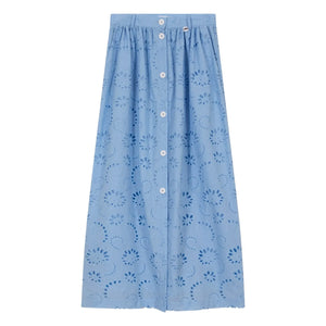 Indee - English Embroidery Villers Skirt | Blue