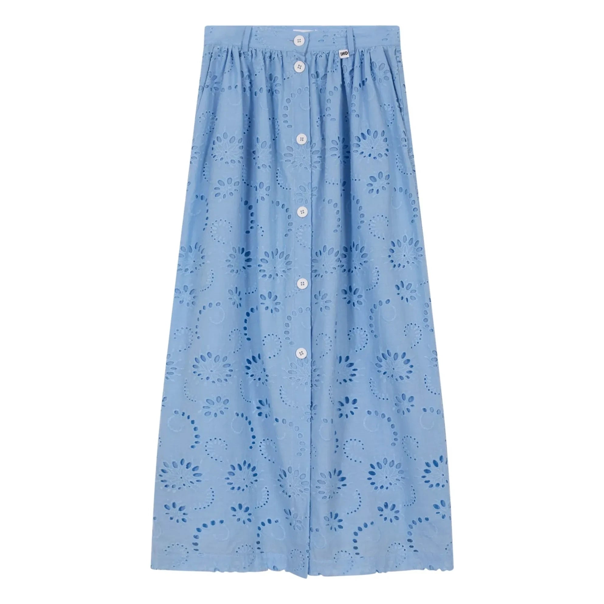 Indee - English Embroidery Villers Skirt | Blue
