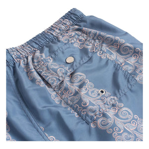 Bather - Coral Fiesta Swim Shorts | Light Blue
