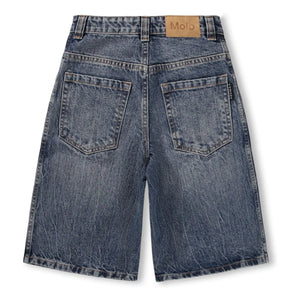 Molo - Alphie Organic Bermuda Denim Pamuk | Mavi