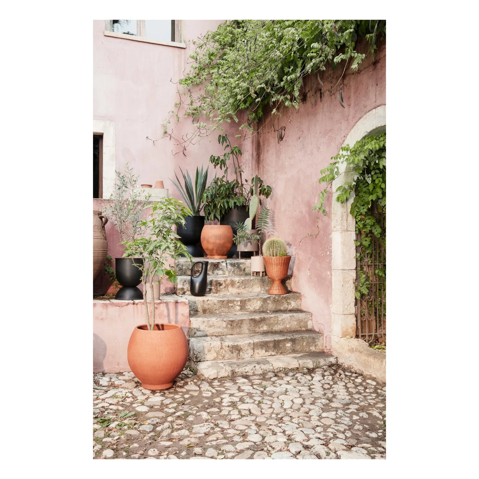 Ferm Living - Agnes Rattan Plant Stand