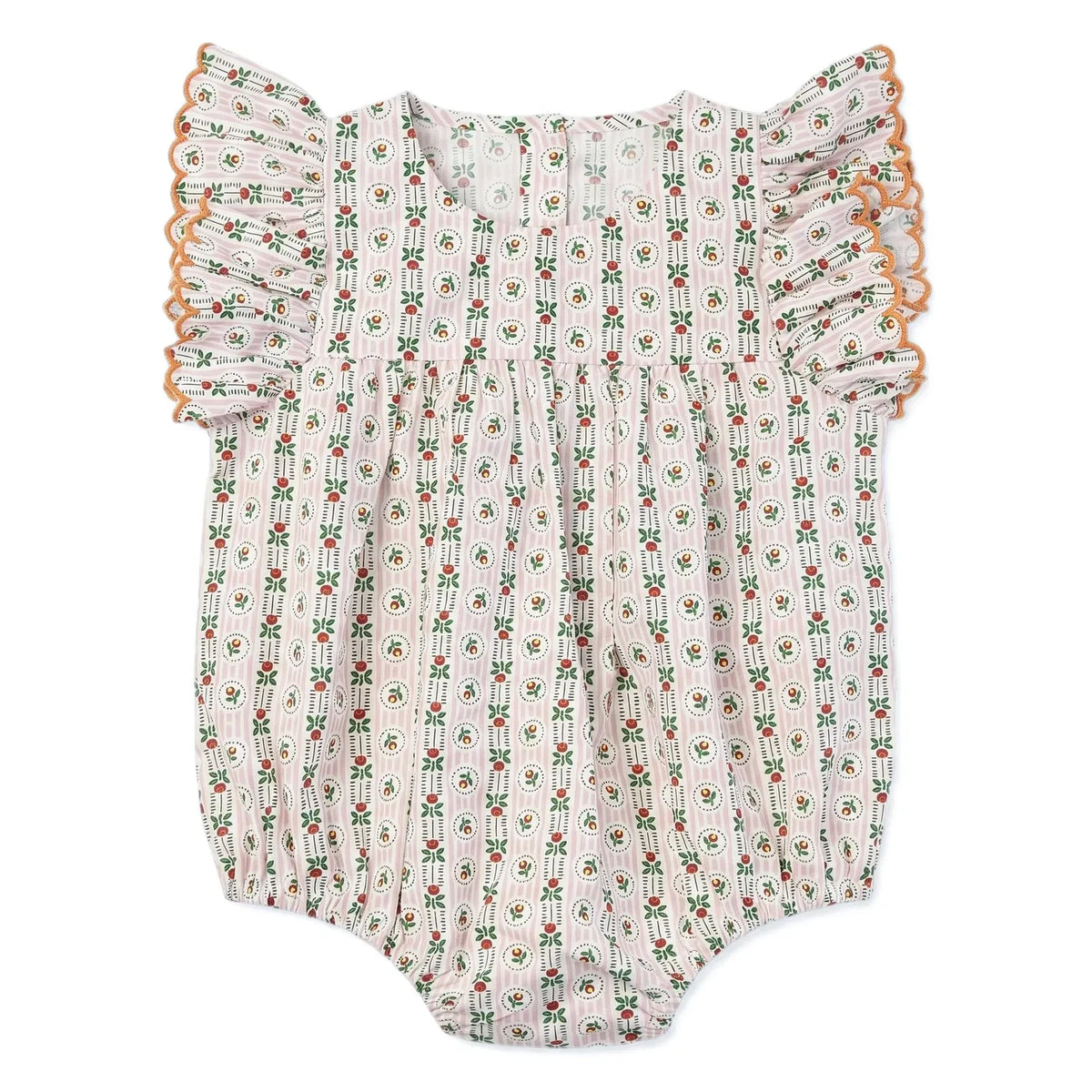Editions Aimable - Brown romper | Pommette Poplin