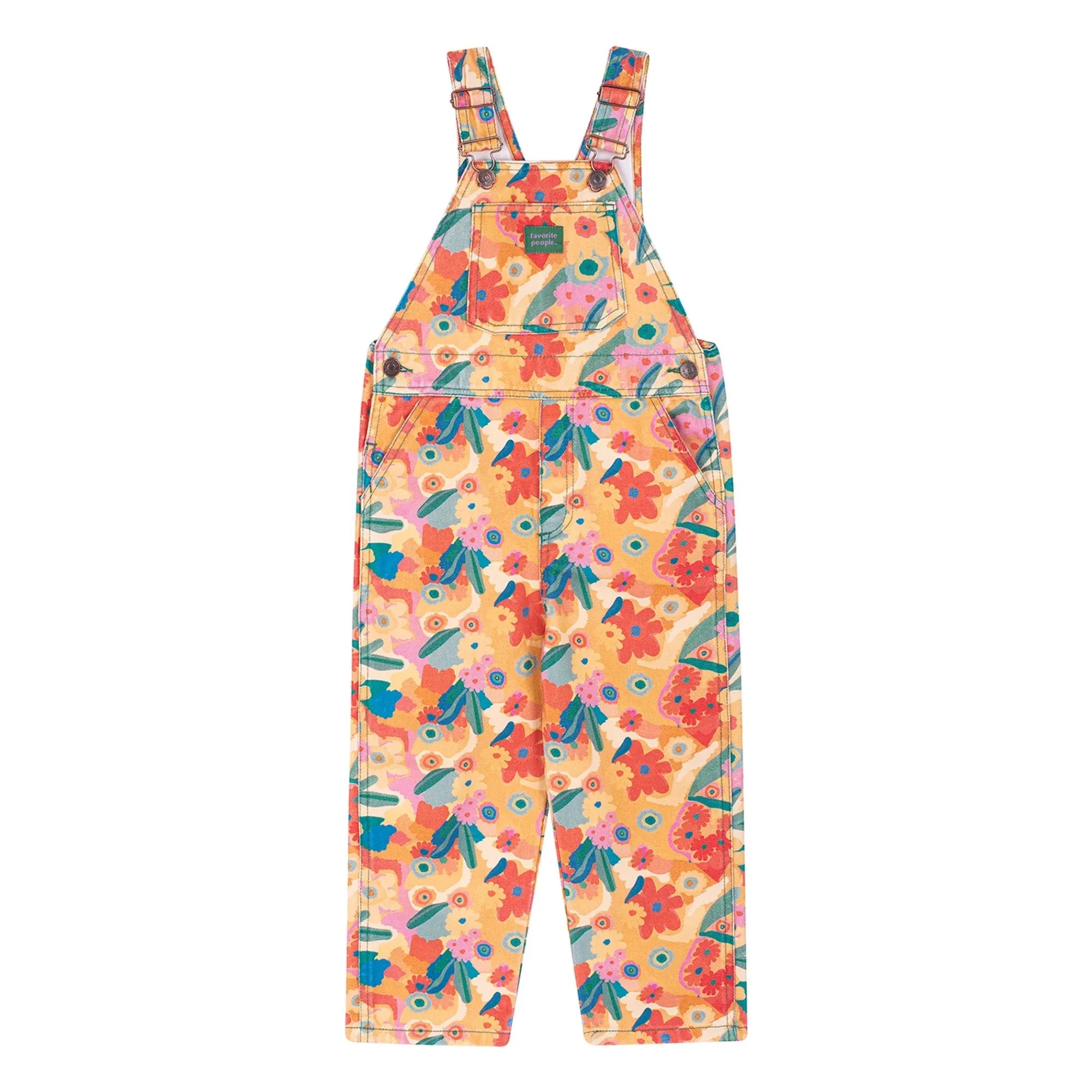Favorite People - Floral Toscana Romper | Orange