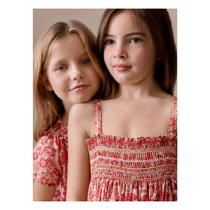 Bonpoint - Goldia Fleurie Organic Cotton Blouse | Dusty Pink