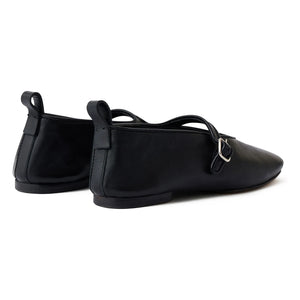 Soeur - Madeline Leather Ballerinas | Black